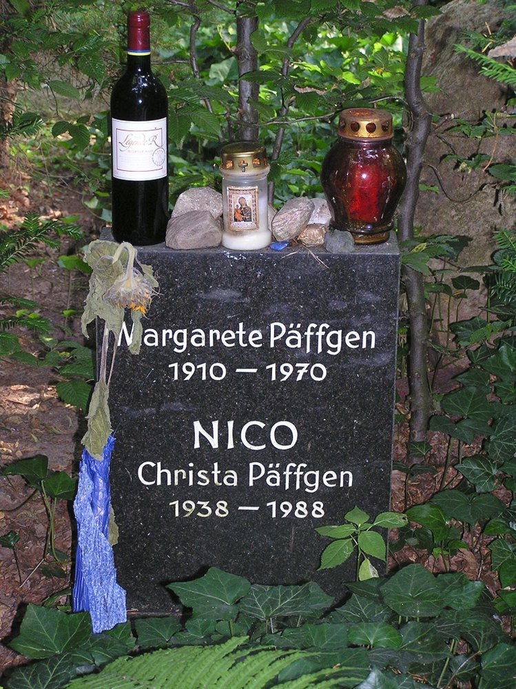 Hrob Nico v Berlíně