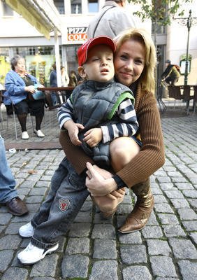 Nicol a její syn Jaroušek