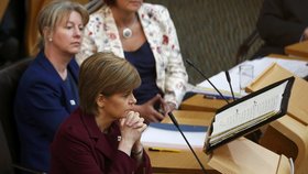 Premiérka skotského parlamentu Nicola Sturgeon