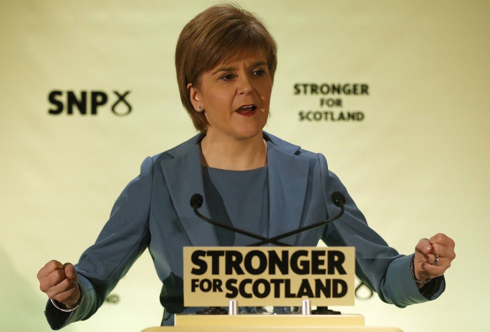 První ministryně Skotska Nicola Sturgeonová