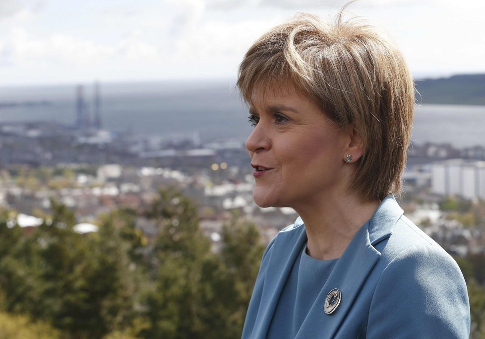 Premiérka skotského parlamentu Nicola Sturgeon