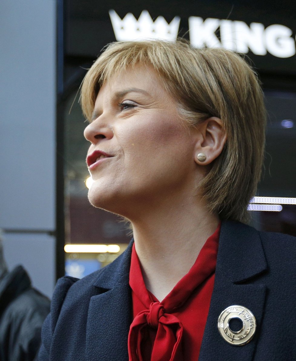 Premiérka skotského parlamentu Nicola Sturgeon