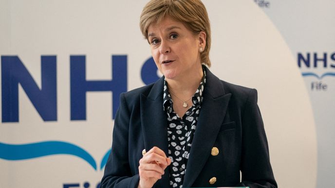 Bývalé skotská premiérka Nicola Sturgeonová