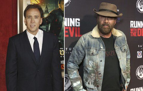 Co je to za bezdomovce? Nicolas Cage byl na červeném koberci k nepoznání!