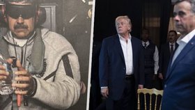 Jak prezident USA Donald Trump sledoval zadržení Nicoláse Madura.