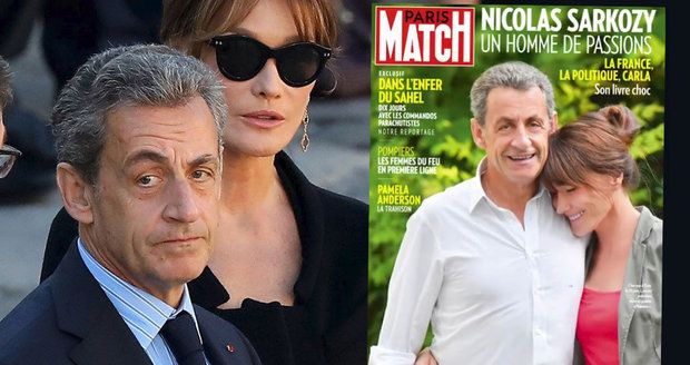 „Prcek“ Sarkozy vyrostl? Exprezident je na obálce časopisu o hlavu vyšší než manželka