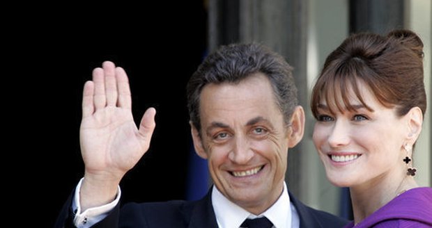 Nicolas Sarkozy se svou manželkou Carlou