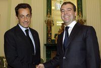 Sarkozy a Medveděv: Boje v Gruzii musí skončit