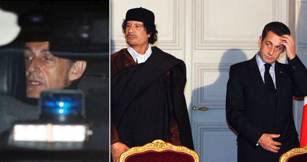 Exprezidenta Sarkozyho po dvou dnech výslechů pustili. Přispěl mu Kaddáfí na kampaň?