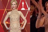 Nicole Kidman vysvětlila lachtaní potlesk na Oscarech: Bála jsem se o…