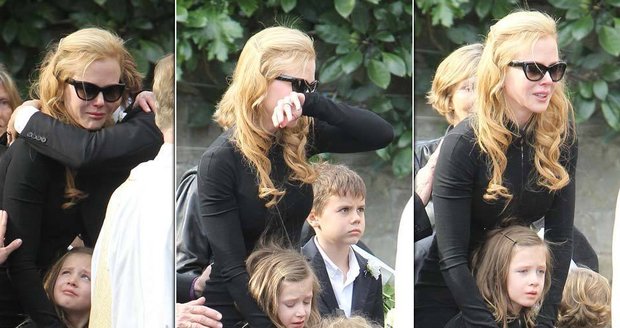 Hořké slzy Nicole Kidman: pohřbila tatínka a zazpívala mu na cestu
