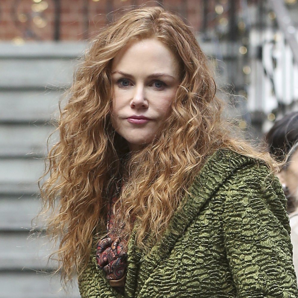 Nicole Kidman při natáčení seriálu The Undoing