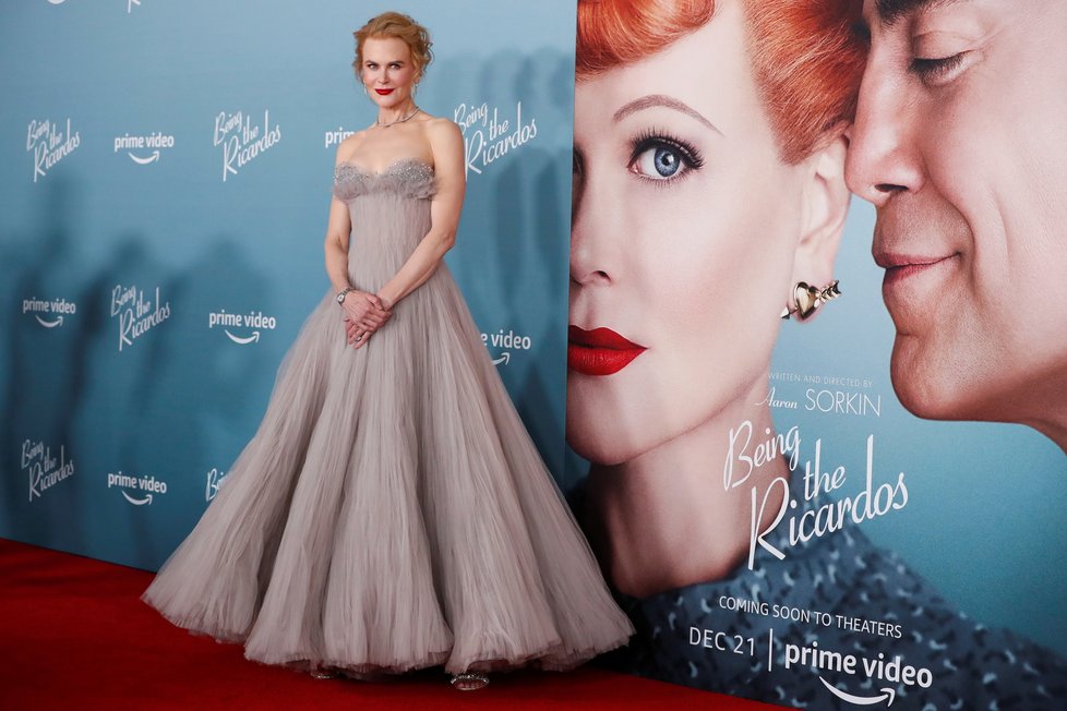 Nicole Kidman na premiéře filmu Being the Ricardos