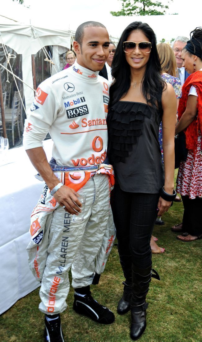 Lewis Hamilton a Nicole Scherzinger.