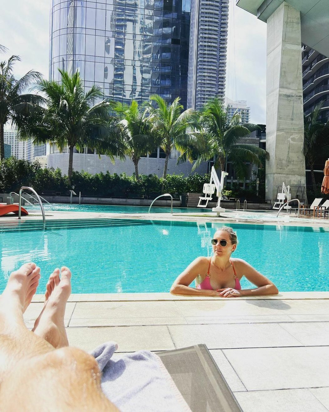 Radek Štěpánek a Nicole Vaidišová si užili Miami.