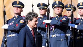 Rumunský prezident Nicusor Dan na návštěvě ČR, Petr Pavel