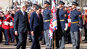 Rumunský prezident Nicusor Dan na návštěvě ČR, Petr Pavel