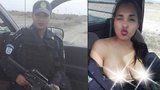 Policistka, která ukázala ňadra a dostala vyhazov: Hanbaté fotky mi zničily manželství