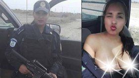 Sexy policistka Nidia García ukázala ňadra. Nejdřív přišla o práci a pak o manžela.
