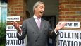 Nigel Farage při referendu o brexitu