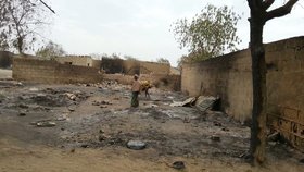Dějiště masakru, za kterým stojí islamisté Boko Haram: Město Baga v Nigérii