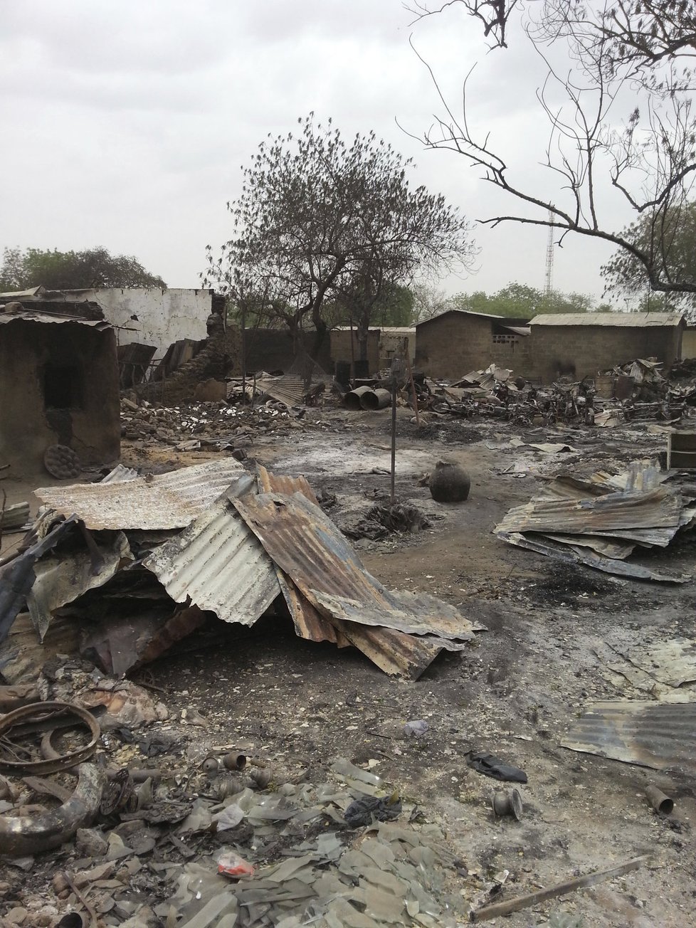 Dějiště masakru, za kterým stojí islamisté z Boko Haram: Město Baga v Nigérii.