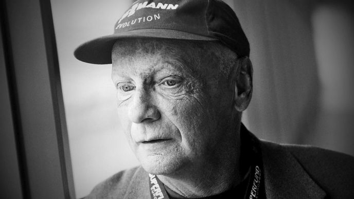 Niki Lauda na fotografii Martina Straky.