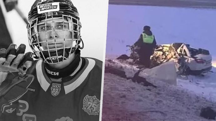 Mladý hokejista Nikita Mokejev tragicky zahynul při autonehodě.
