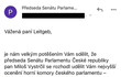 Nikol Leitgeb obdržela velmi vážený e-mail.