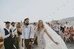 Krásná nevěsta Nikol Moravcová na své svatbě.