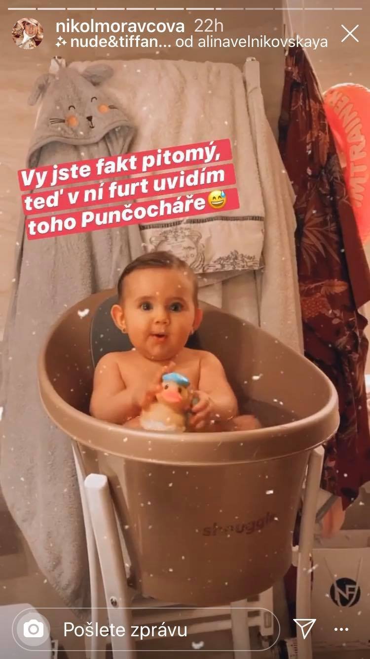 Instastories Nikol Moravcové