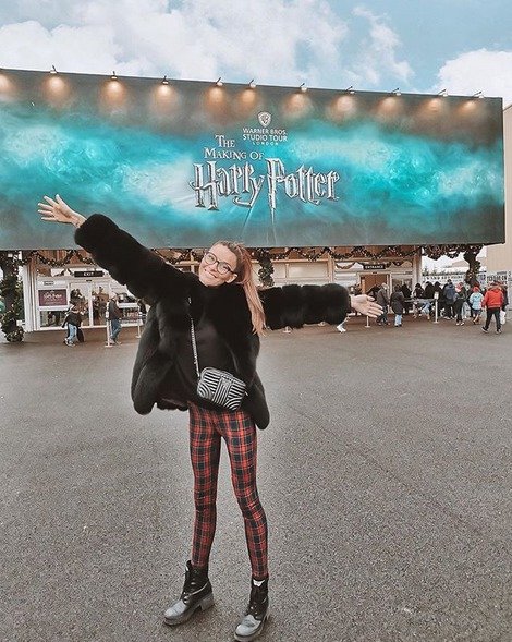 Nikol Švantnerová v Londýně navštívila svět Harryho Pottera