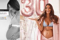 Nikol Švantnerová se rozpovídala o těhotenství: Nevolnosti, 9 kilo nahoře a příprava na porod