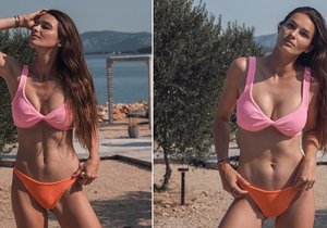Modelka Nikol Švantnerová se chlubí super štíhlou postavou po porodu.