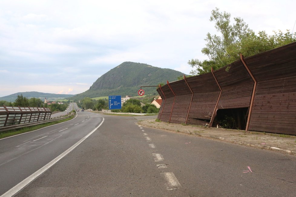 Místo autonehody, po níž zemřela Nikola B. (†21)