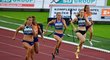 Nikola Bendová v závodě na 150 metrů během Zlaté tretry 2020