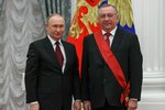 Vladimír Putin s Nikolajem Tokarevem