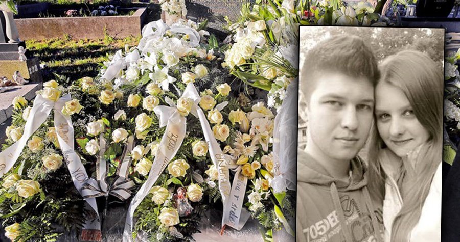 Studentku Nikolku (†17) včera pohřbili. Do nebe ji vyprovodil také její přítel Michal, který se sotva držel na nohou.