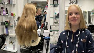 Zlatovláska s dobrým srdcem: Nikolka (6) věnovala své vlasy dětem s rakovinou