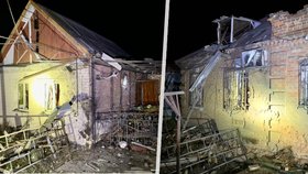 Následky ostřelování v Nikopolu (12.10.2022)