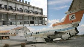 Opuštěné mezinárodní letiště Nikósie na Kypru