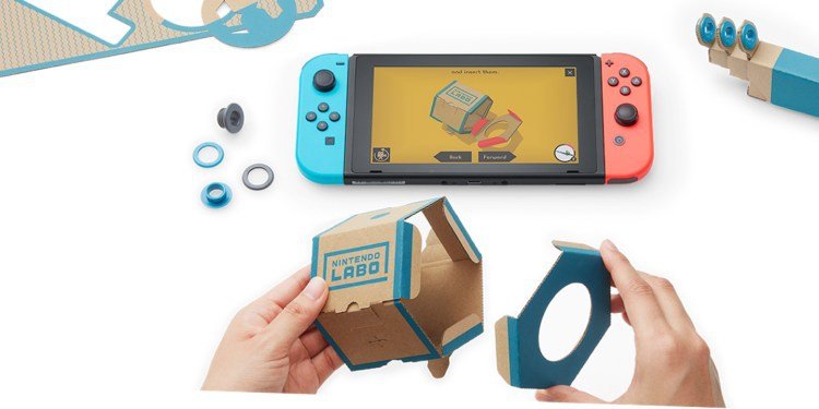 V novém projektu od Nintenda s názvem Labo si budete moci z tvrdého papíru postavit nejrůznější předměty