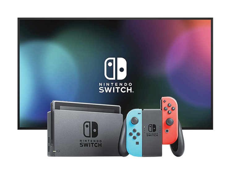 Herní konzole Nintendo Switch, bez které si Labo neužijete