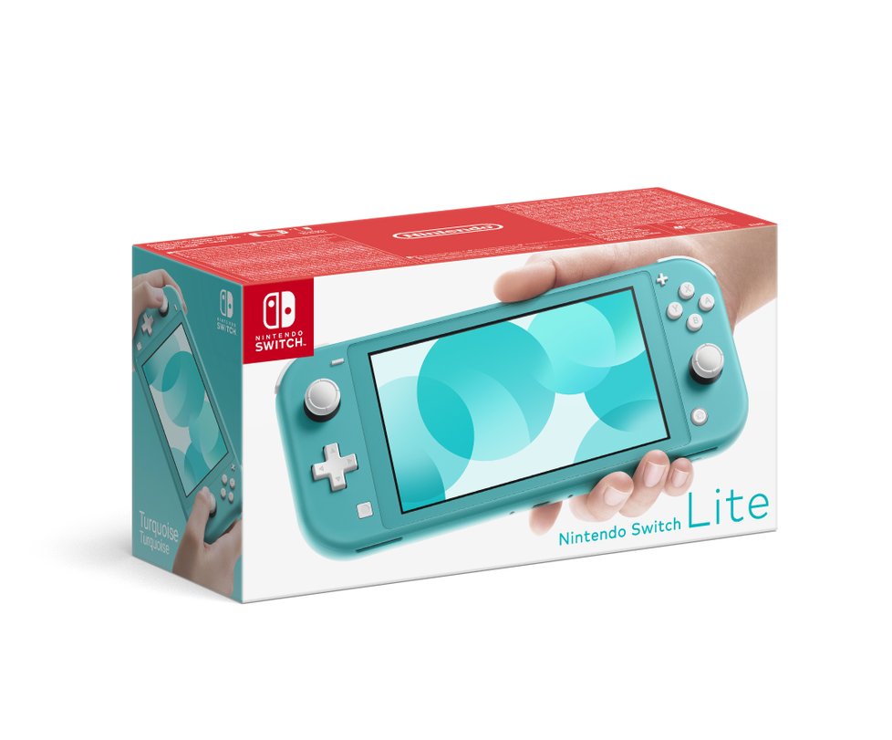 Nintendo Switch Lite v tyrkysové barvě