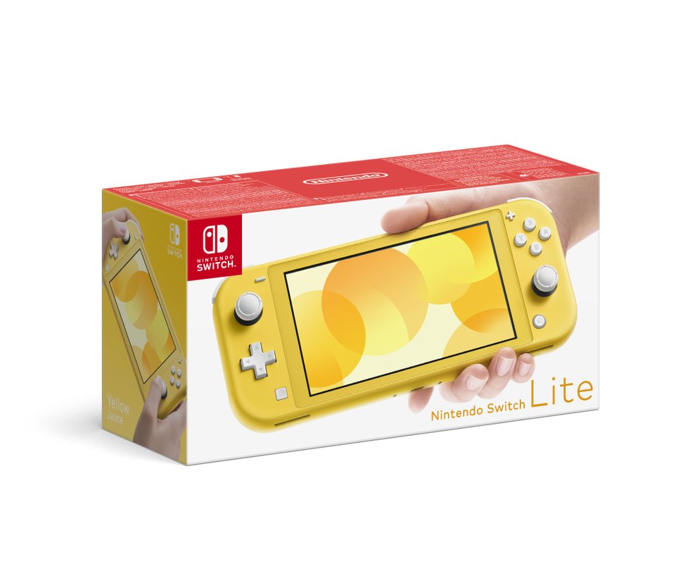 Nintendo Switch Lite v žluté barvě