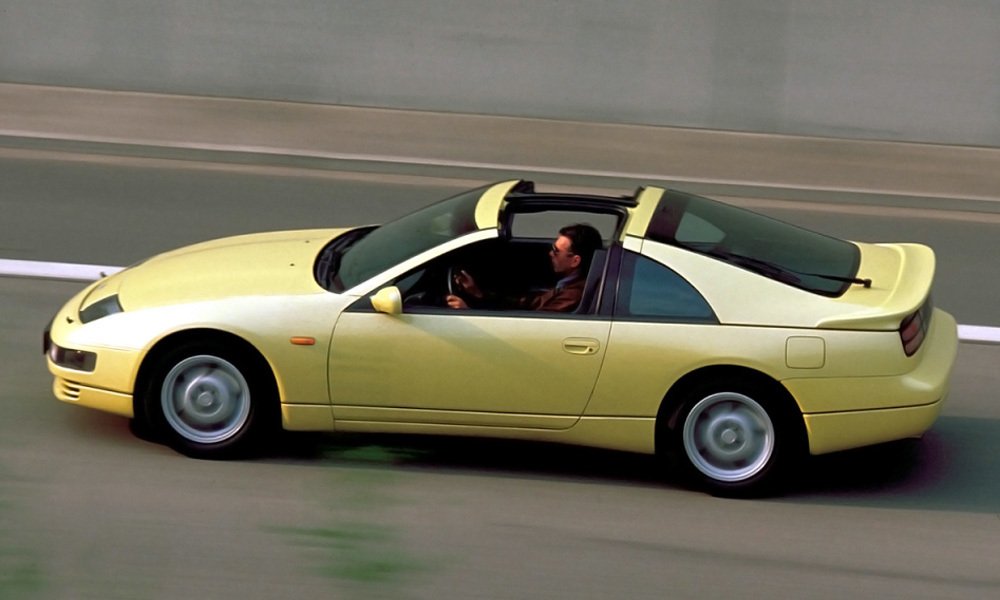 Po odejmutí střešních panelů byla jízda v Nissanu 300ZX Z32 podobná jízdě v kabrioletu.