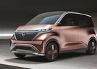 Nissan koncept IMk: Praktický elektromobil do města se vrací k přední lavici