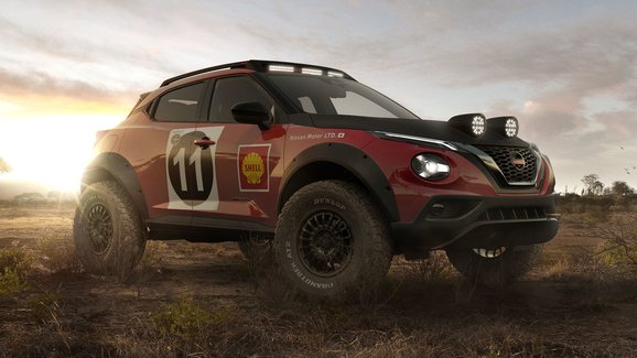 Nissan Juke je tu jako rallye auto. Oslavuje dávné vítězství