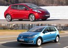  Nissan Leaf vs. Volkswagen e-Golf: Srovnání cen a výbav