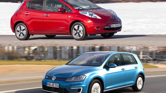  Nissan Leaf vs. Volkswagen e-Golf: Srovnání cen a výbav